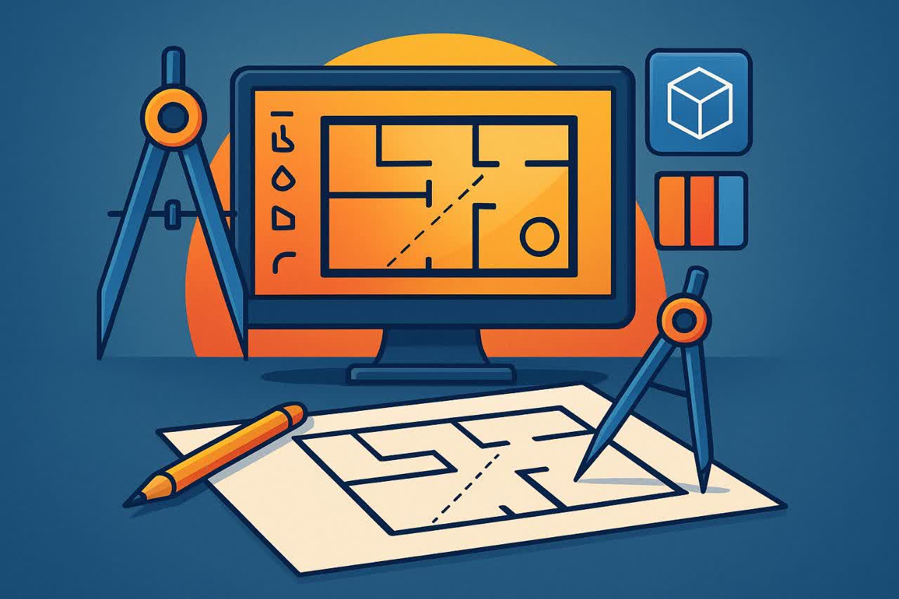 نرم افزار های ترسیم و نقشه کشی